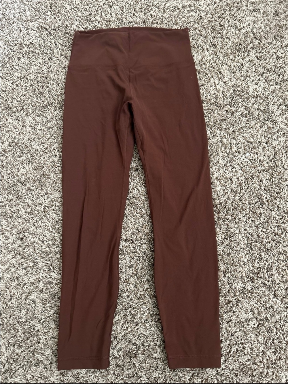 High-Waist Brown Leggings